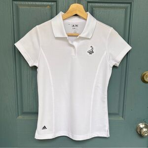 Adidas ClimaLite Youth “Pinehurst” Logo Golf Polo Shirt
